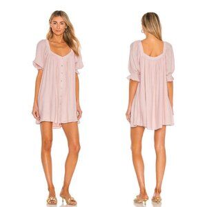 Lovers & Friends Ferren Mini Dress in Baby Pink